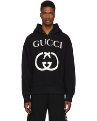 Gucci Black Interlocking G Hoodie