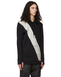 11 By Boris Bidjan Saberi Black League H1b Hoodie