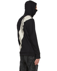 11 By Boris Bidjan Saberi Black League H1b Hoodie