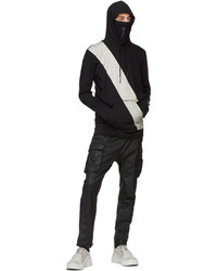 11 By Boris Bidjan Saberi Black League H1b Hoodie