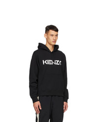 Kenzo Black Logo Classic Hoodie