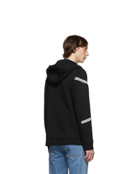 Neil Barrett Black Modernist Hoodie