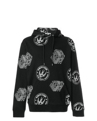 McQ Alexander McQueen Graphic Logo Swallow Print Hoodie