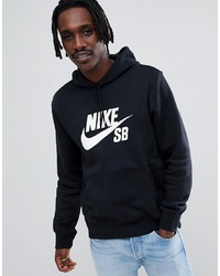 Nike SB Icon Hoodie In Black Aj9733 010