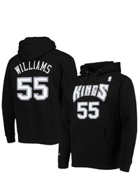Mitchell & Ness Jason Williams Black Sacrato Kings Hardwood Classics Name Number Pullover Hoodie At Nordstrom