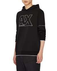Armani Exchange Logo Graphic Hooded Sweatshirt