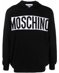 Moschino Logo Knit Hoodie