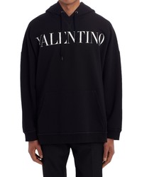 Valentino Logo Oversize Cotton Hoodie