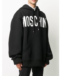 Moschino Logo Print Oversized Hoodie