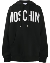 Moschino Logo Print Oversized Hoodie
