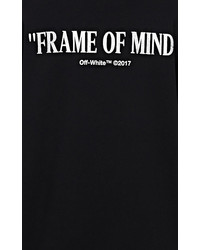 Off White Co Virgil Abloh Xo Barneys New York Frame Of Mind Cotton Hoodie