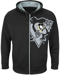 Majestic Pittsburgh Penguins Interference Full Zip Hoodie