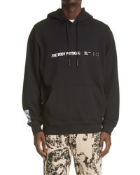 McQ The Body Physical Graphic Hoodie In Darkest Black At Nordstrom