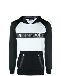 Plein Sport Two Tone Logo Hoodie