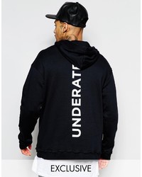 Underated Hoodie With Back Print