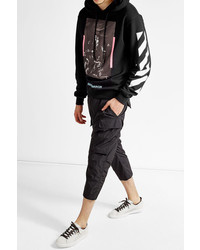 Off-White Off White Printed Cotton Hoodie