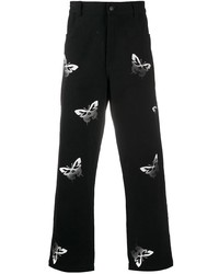Salute Butterfly Print Jeans