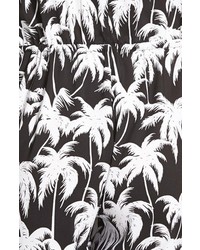 Vince Camuto Palm Print Drawstring Jumpsuit