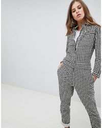 G Star Pharrell Jumpsuit In Houndstooth