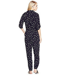 Vince Camuto Two By Feather Print Dash Jumpsuit