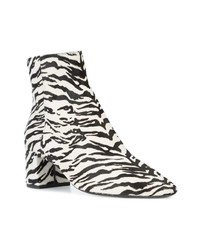 Saint Laurent Tiger Print Ankle Boots