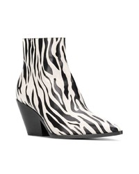 Casadei Zebra Print Boots