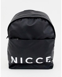 Nicce London Nicce Backpack In Black With Logo