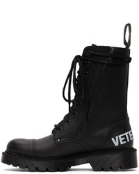 Vetements Lace Up Military Boots