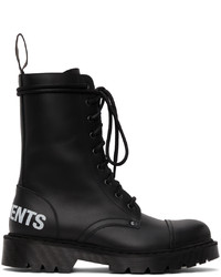 Vetements Lace Up Military Boots