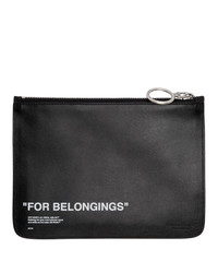 Off-White Black For Belongings Pouch