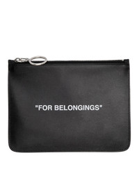Off-White Black For Belongings Pouch