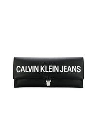 Calvin Klein Jeans Embossed Logo Clutch