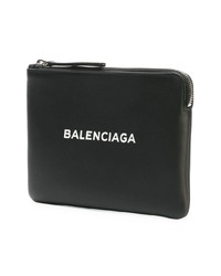 Balenciaga Logo Clutch Bag