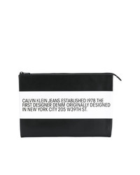 Calvin Klein Jeans Logo Stripe Pouch Bag