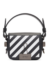 Off-White Black And White Diag Baby Flap Bag