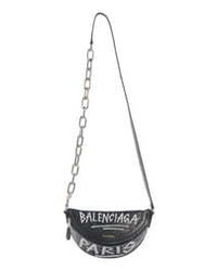 Balenciaga Extra Extra Small Souvenir Aj Logo Leather Belt Bag