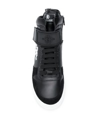 Roberto Cavalli High Top Leather Sneakers