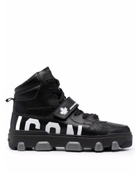 DSQUARED2 Slogan Print High Top Sneakers