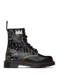 Dr. Martens Black Basquiat Edition 1460 Boots