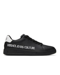 VERSACE JEANS COUTURE Black Brad Sneakers