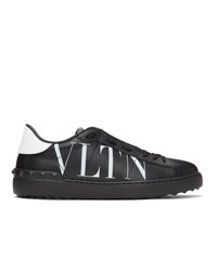 Valentino Black Garavani Vltn Open Sneakers