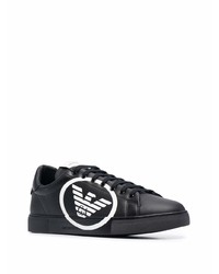 Emporio Armani Eagle Print Low Top Sneakers