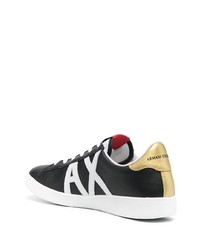 Armani Exchange Logo Appliqued Sneakers