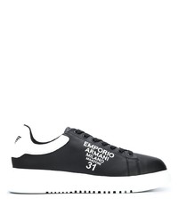 Emporio Armani Two Tone Low Top Trainers