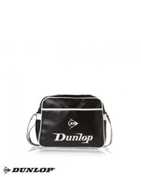 Dunlop Classic Messenger Bag Blackwhite