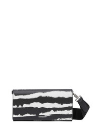Burberry Ollie Zebra Print Leather Crossbody Bag