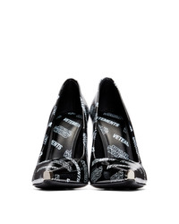 Vetements Black And White Star Wars Edition All Over Logo Heels