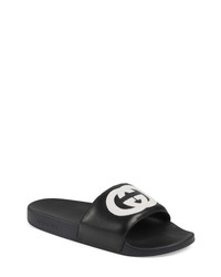 Gucci Pursuit Logo Slide Sandal