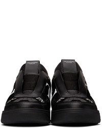 Valentino Garavani Black Vl7n Slip On Sneakers