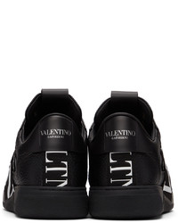 Valentino Garavani Black Vl7n Slip On Sneakers